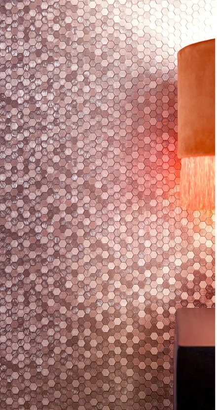 rustic metallic wallpaper